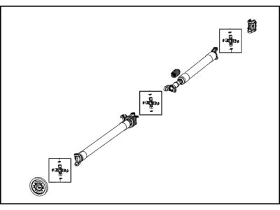 2017 Ram 3500 Drive Shaft - 68190352AB