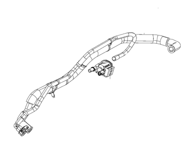 2019 Jeep Cherokee PCV Valve Hose - 68361280AC