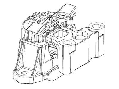 2015 Jeep Renegade Engine Mount - 68273165AB