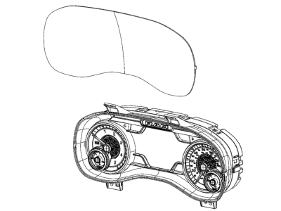 2019 Ram 2500 Speedometer - 68361582AH