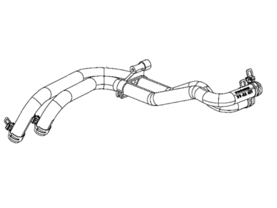 Mopar 4893434AE Hose-Heater Return