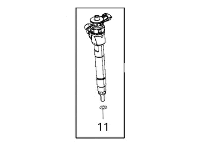 2019 Jeep Cherokee Fuel Injector - 68286385AA