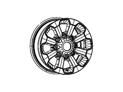 2023 Ram 2500 Spare Wheel - 6CV28RXFAA