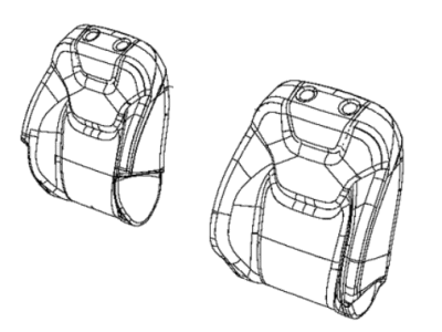 Mopar 6SS87DX9AB Front Seat Back