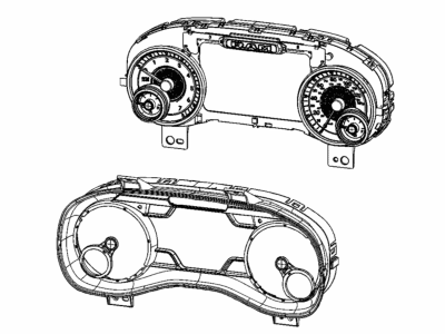 2021 Ram 1500 Speedometer - 68453467AC