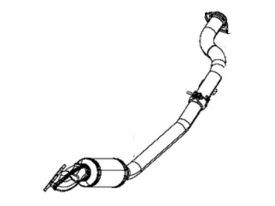 Jeep Grand Cherokee WK Catalytic Converter - 68410802AB