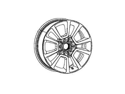 2017 Jeep Patriot Spare Wheel - 1JX81NTZAC