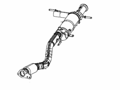 Jeep Cherokee Catalytic Converter - 68348588AG