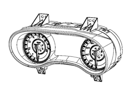 Chrysler 300 Instrument Cluster - 68455913AB