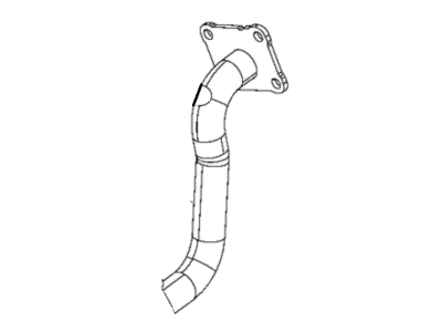 Mopar 4627651AB Tube-EGR Valve To Cooler