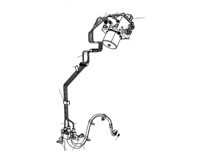 2013 Ram 4500 Brake Line - 68141795AA