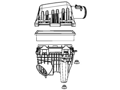 Mopar 52022408AA Air Cleaner