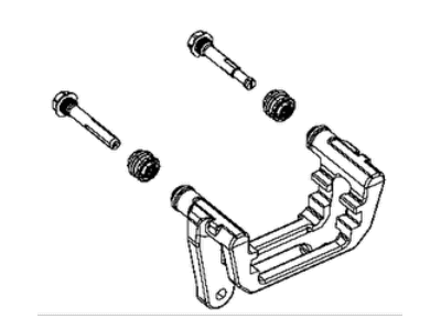 2023 Jeep Compass Brake Caliper Bracket - 68353624AA