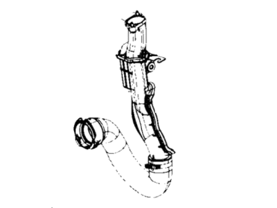 Mopar 68335005AA Duct-Charge Air Cooler