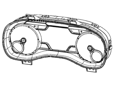 Mopar 68480640AA Lens-Instrument Cluster