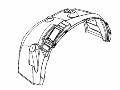 Mopar 68362171AB Shield-WHEELHOUSE