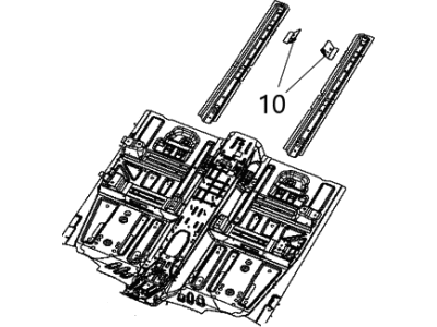 Mopar 68102806AA Pan-Front Floor