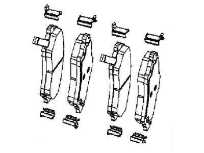 Jeep Cherokee Brake Pad - 2AMV3327AA