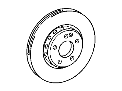 Chrysler Crossfire Brake Disc - 2AMV8064AA