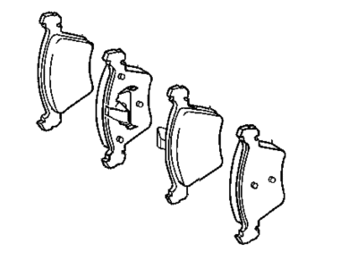 2004 Chrysler Crossfire Brake Pad - BHKH133350