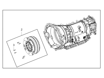 2015 Jeep Grand Cherokee Torque Converter - R8224875AH