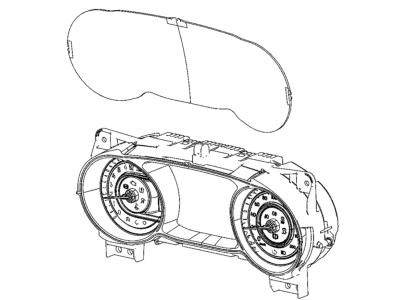 Jeep Gladiator Instrument Cluster - 68482350AC