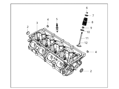 Mopar 68280511AD Head-Engine Cylinder