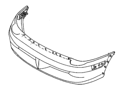 Dodge Neon Bumper - PD14RC4