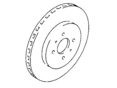 1993 Dodge Colt Brake Disc - MB699283