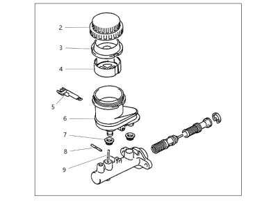 Dodge Stratus Brake Master Cylinder - V1105973AA