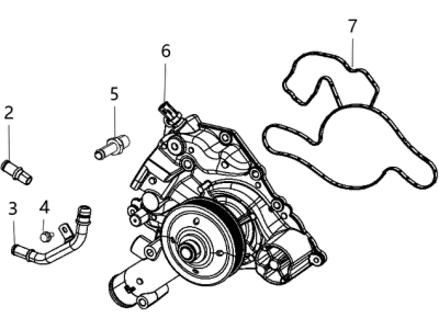 Mopar 68261224AC Water Pump