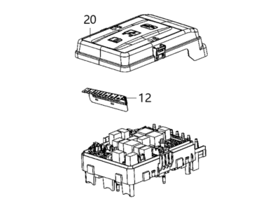 Ram Fuse Box - 68430151AA