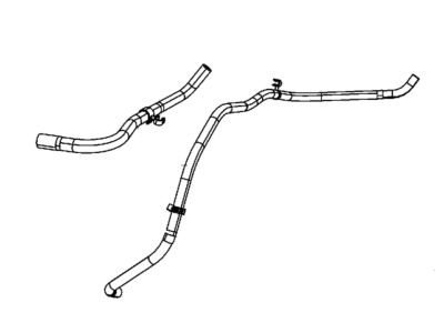 2014 Dodge Journey Brake Booster Vacuum Hose - 4743837AF