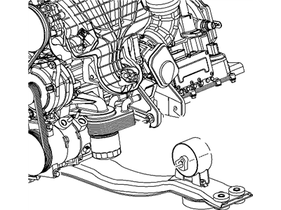 2012 Chrysler 200 Engine Mount Bracket - 5085514AB