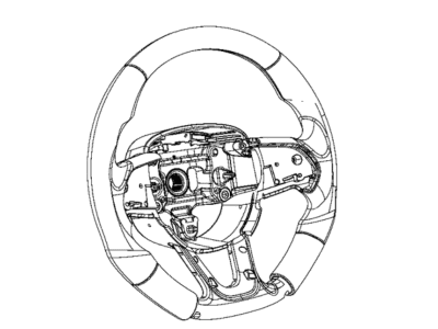 2017 Chrysler 300 Steering Wheel - 5ZC03DX9AE