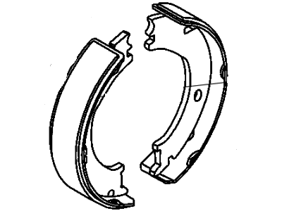 Chrysler Parking Brake Shoe - 2AMV2472AA