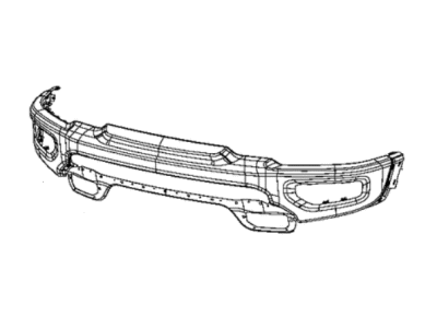 Mopar Bumper - 6VZ40GXHAA