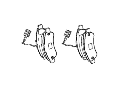 Ram ProMaster 2500 Brake Pad - 2AMV2463AA