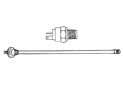 1988 Dodge Daytona Coolant Temperature Sensor - 5226356