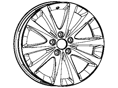 2014 Dodge Avenger Spare Wheel - 5NL47DX8AA