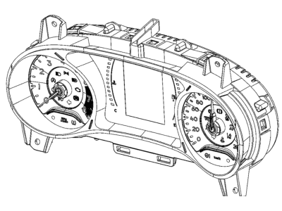 2021 Jeep Compass Speedometer - 6RX37DX9AI