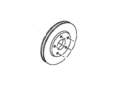 1998 Dodge Stratus Brake Disc - 2AMV9138AA