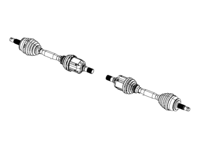 2021 Jeep Compass Axle Shaft - 68290566AA