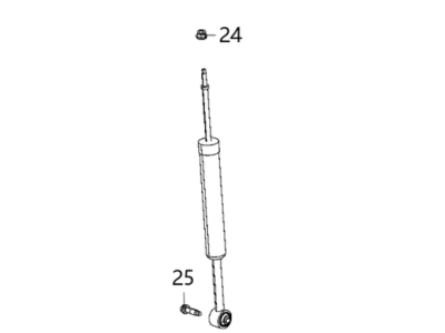 Jeep Cherokee Shock Absorber - 68406018AB