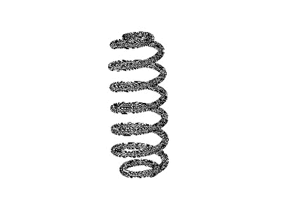 Mopar 68372946AB Spring-Rear Coil