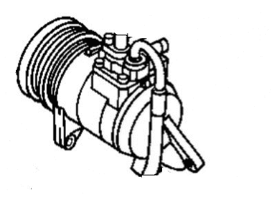 1998 Dodge Caravan A/C Compressor - 4677144AB