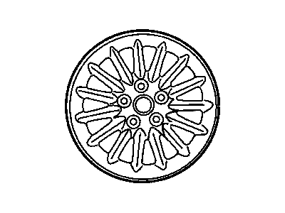 1999 Chrysler 300M Spare Wheel - RK76PAKAB