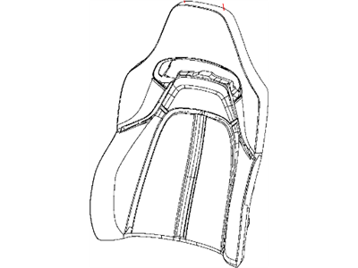 Mopar 5NT78LV5AA Front Seat Back Cover