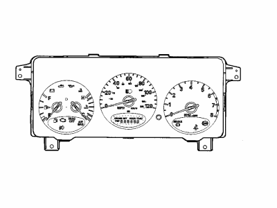 Chrysler PT Cruiser Instrument Cluster - 4671803AJ