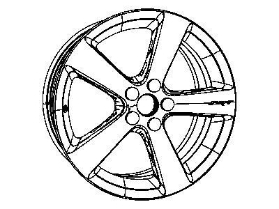 2010 Dodge Caliber Spare Wheel - 4854632AB